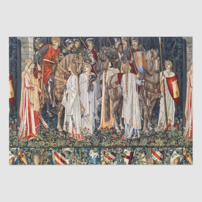 Papel De Seda La búsqueda del Santo Grial, el armamento, la part (Anverso)