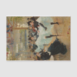 Papel De Seda La Cafe de París por Jean Beraud