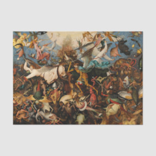 Papel De Seda La caída de los ángeles rebeldes por Pieter Bruege