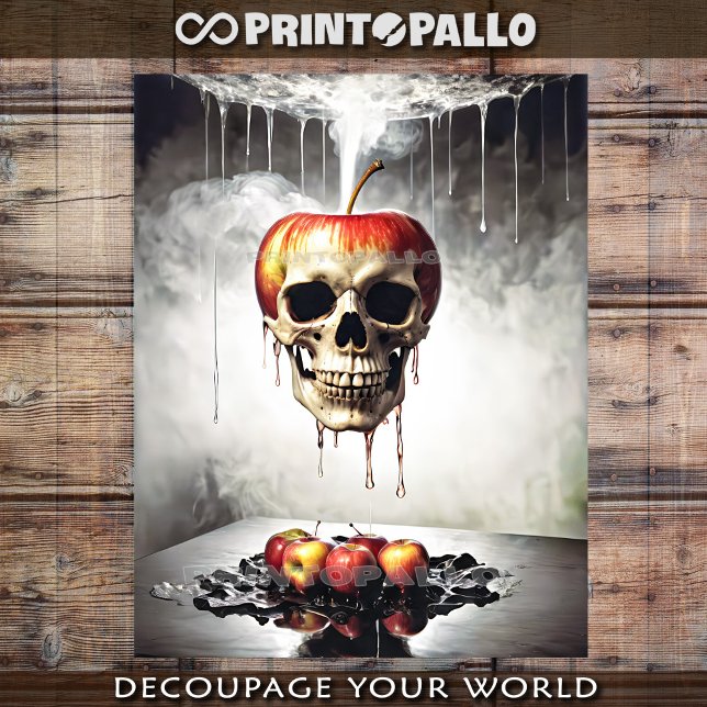 Papel De Seda La calavera Apple del pecado original (Subido por el creador)