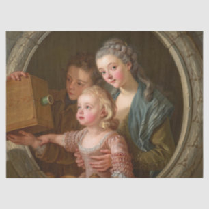 Papel De Seda La cámara obscura de Charles A. P. Van Loo
