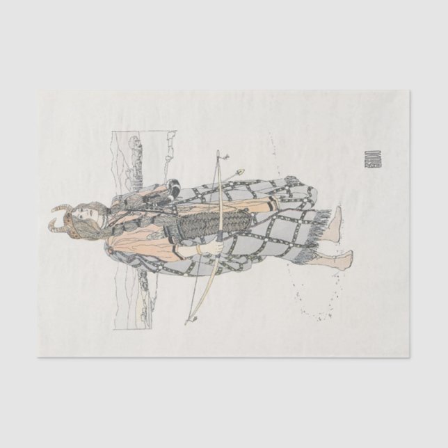 Papel De Seda La Cazadora (por Ann Macbeth) (Anverso)