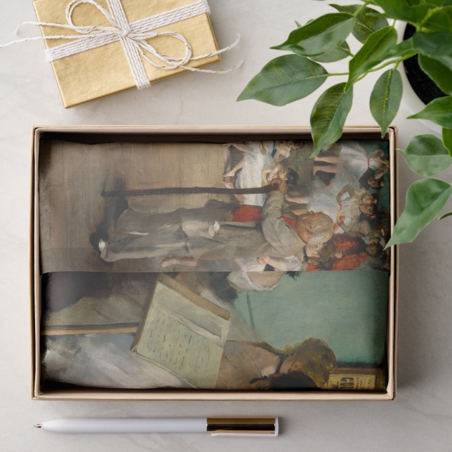 Papel De Seda La clase de baile de Edgar Degas (Regalo )