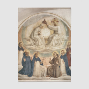 Papel De Seda La coronación de la Virgen por Fra Angelico