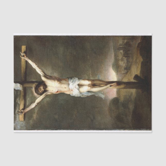 Papel De Seda La Crucifixión, Bartolomé Estebán Murillo (Anverso)