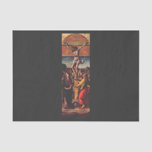 Papel De Seda La crucifixión de Carlo Crivelli (Anverso)