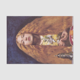 Papel De Seda La dama de honor (por John Everett Millais)