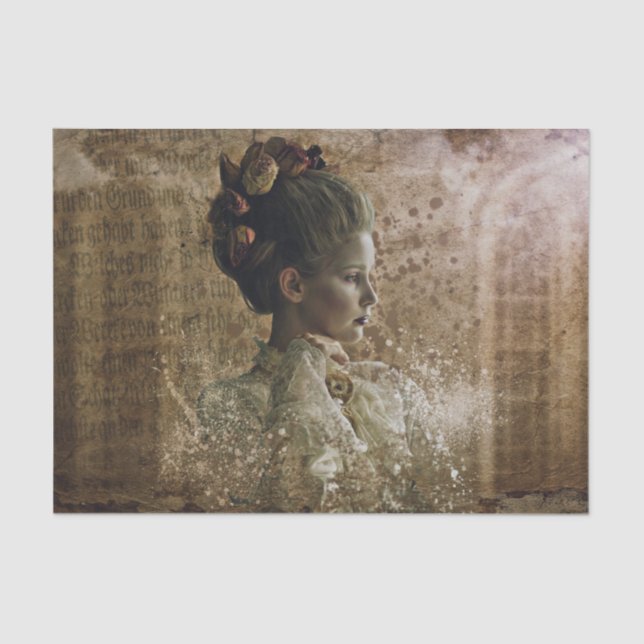 Papel De Seda La dama fantasma de Victoria (Anverso)