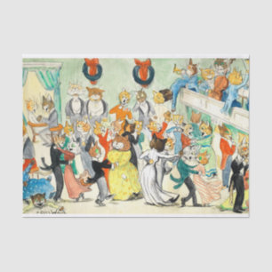 Papel De Seda La danza de Louis Wain
