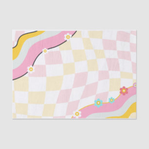 Papel De Seda La Decoración Groovy Y Acogedora De La Bachelorett