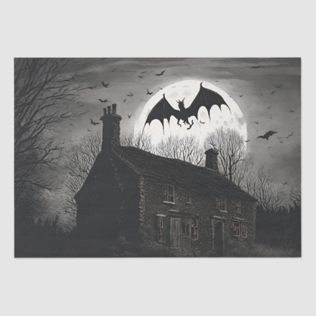 Papel De Seda La Desaparición Criptica Del Diablo De Jersey (Anverso)