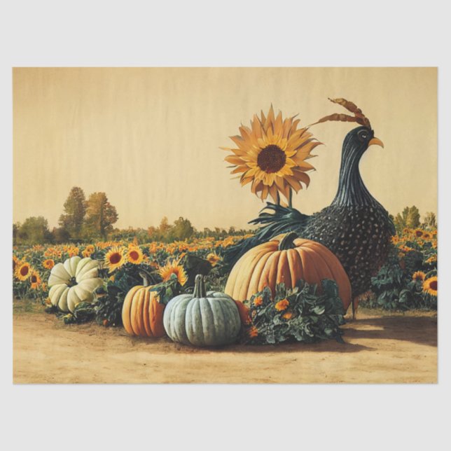 Papel De Seda La desconexión entre Turquía y las calabazas (Anverso)