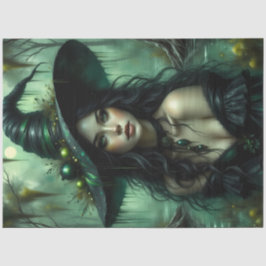 Papel De Seda La encantada bruja de pantano en la fantasía de lo