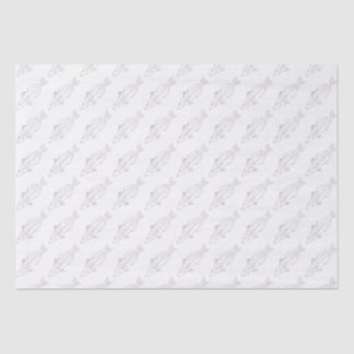 Papel De Seda La escuela oriental patenta en blanco y rosa suave