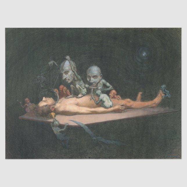 Papel De Seda La Experiencia de un Hombre cerca de la Muerte y E (Anverso)