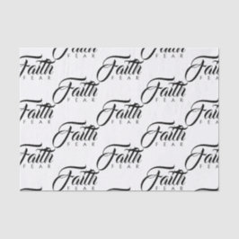 Papel De Seda La fe sobre el miedo blanco