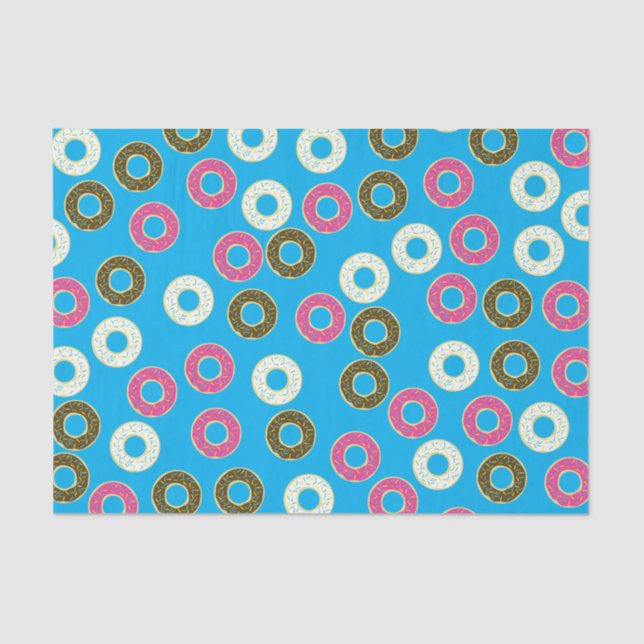 Papel De Seda La fiesta de cumpleaños de Donut Kid (Anverso)