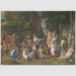 Papel De Seda La fiesta de los dioses (por Giovanni Bellini)