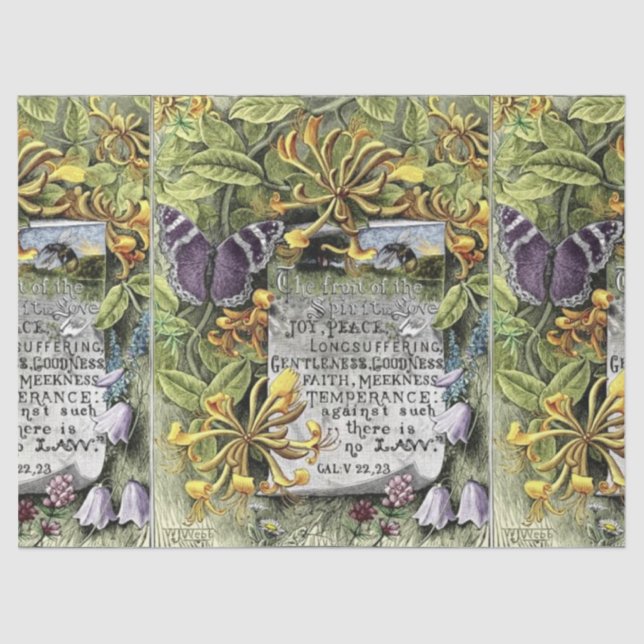 Papel De Seda La Fruta Del Espíritu (Anverso)
