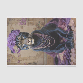Papel De Seda La gracia floral de Panther
