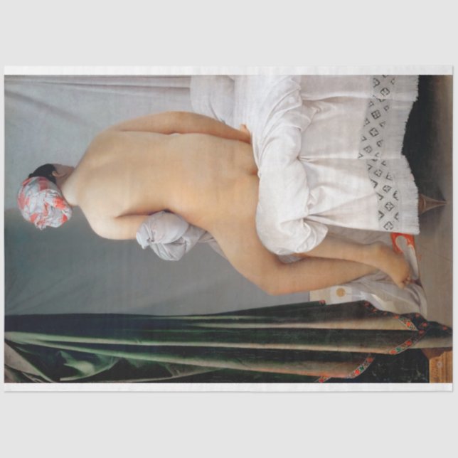 Papel De Seda La Gran Cuero (Mujer Sentada), Dominique Ingres (Anverso)