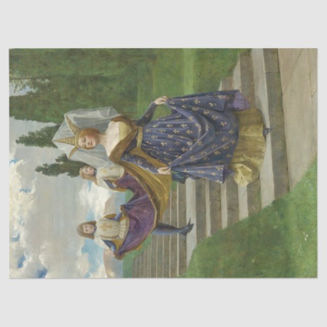 Papel De Seda La Gran Dama (de John Collier) (Anverso)