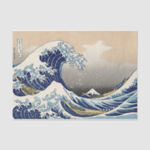 Papel De Seda La Gran Ola frente a Kanagawa Hokusai