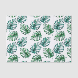 Papel De Seda La hawaiana tropical Monstera deja el modelo
