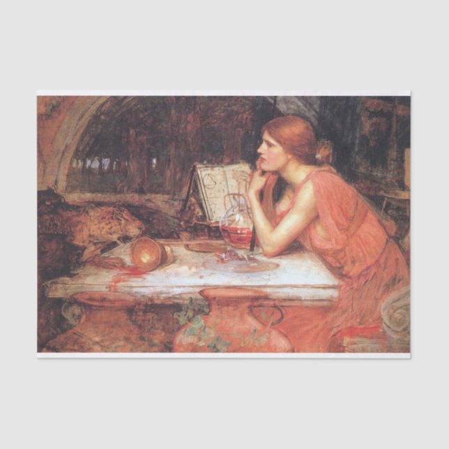 Papel De Seda La hechicería de John William Waterhouse - 1913 (Anverso)