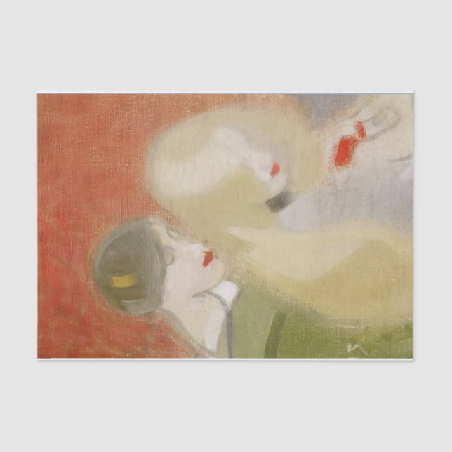 Papel De Seda La herencia familiar, Helene Schjerfbeck (Anverso)
