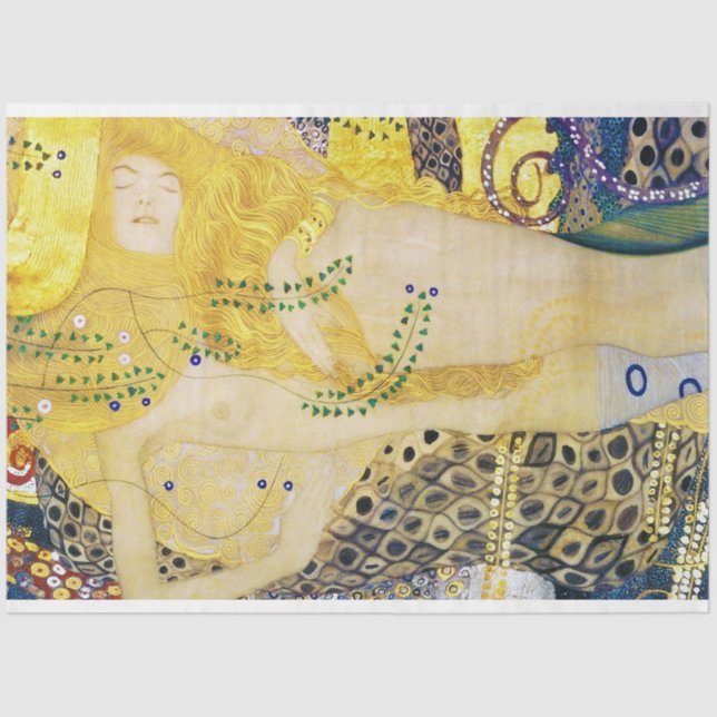 Papel De Seda La Hydra, Gustav Klimt (Anverso)