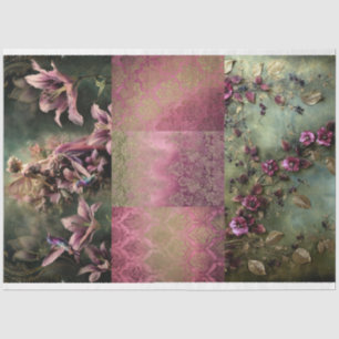Papel De Seda La Lily, Fantasía de Cuento de Hadas collage
