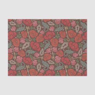 Papel De Seda La llave vieja de bloqueo de Steampunk en Victoria