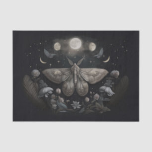 Papel De Seda La luna revoloteando de Michelle, magnífica polill