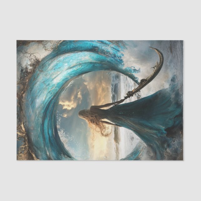 Papel De Seda La marea alta17 (Anverso)