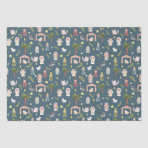 Papel De Seda La marina de vacaciones de los Navidades de la Nat