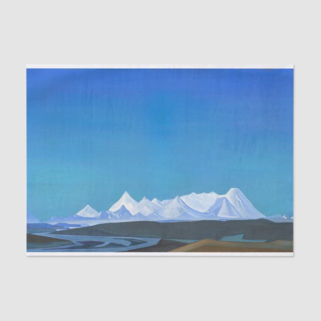 Papel De Seda La más grande y festiva de Tangla por Roerich (Anverso)