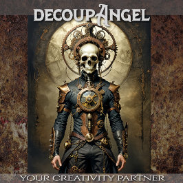 Papel De Seda La Mente Mecanizada - Decoupage -