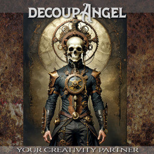 Papel De Seda La Mente Mecanizada - Decoupage -