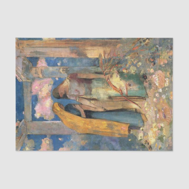 Papel De Seda La mística conversación de Odilon Redon (Anverso)