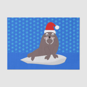 Papel De Seda La morada de los Navidades y los copos de nieve