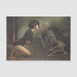 Papel De Seda La muerte y la joven mujer