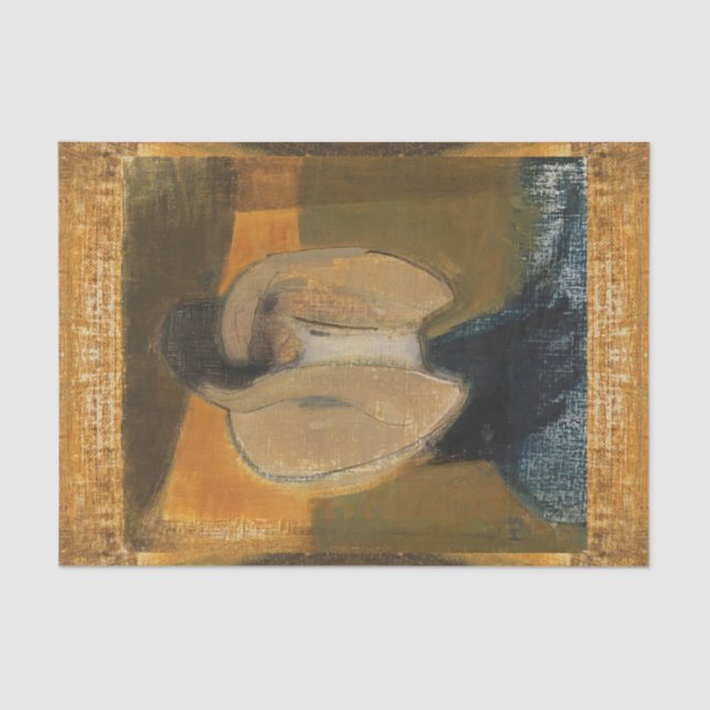 Papel De Seda La Mujer Gipsy, Helene Schjerfbeck, Decoupage (Anverso)