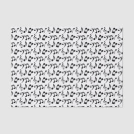 Papel De Seda La música negra observa el papel seda