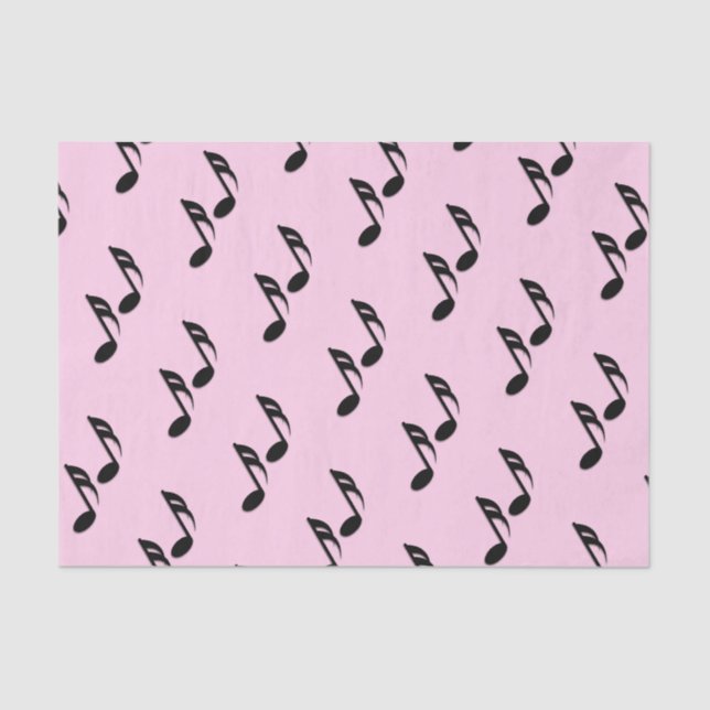 Papel De Seda La música observa rosa (Anverso)