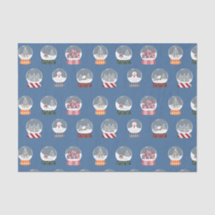 Papel De Seda La nieve globaliza el patrón general -