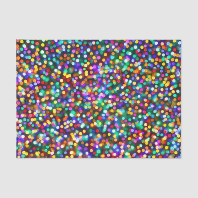 Papel De Seda La noche enciende deseos del cumpleaños (Anverso)