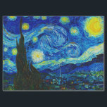 Papel De Seda La noche estrellada de Vincent Van Gogh<br><div class="desc">Vincent Van Gogh La Noche Estelar. Esta es una antigua obra maestra del pintor holandés Vincent Van Gogh. Esta bonita pintura del paisaje artístico tiene un color bonito,  vibrante y saturado. Vincent Van Gogh fue un pintor impresionista de post holandés. Esta imagen es de dominio público</div>