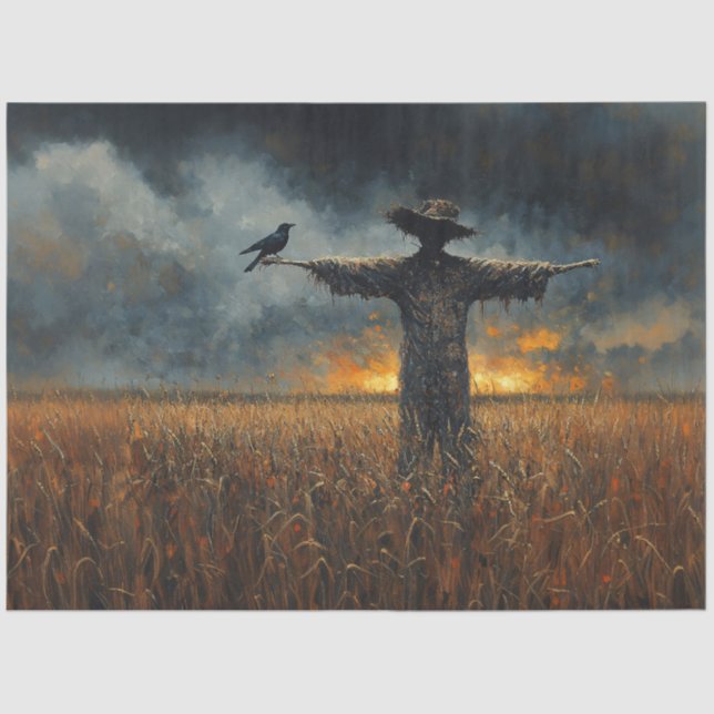 Papel De Seda La página de Watch Decoupage del Escarecrow (Anverso)