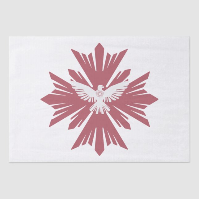 Papel De Seda La paloma divina de la paz (Anverso)